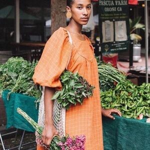 Aliya Wanek Orange Birdie Dress